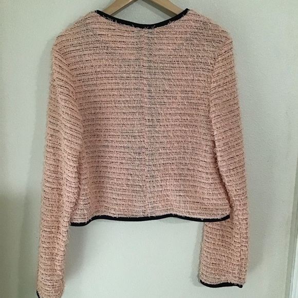 Mustard seed size L open cardigan pitch black M/L - Picture 3 of 5